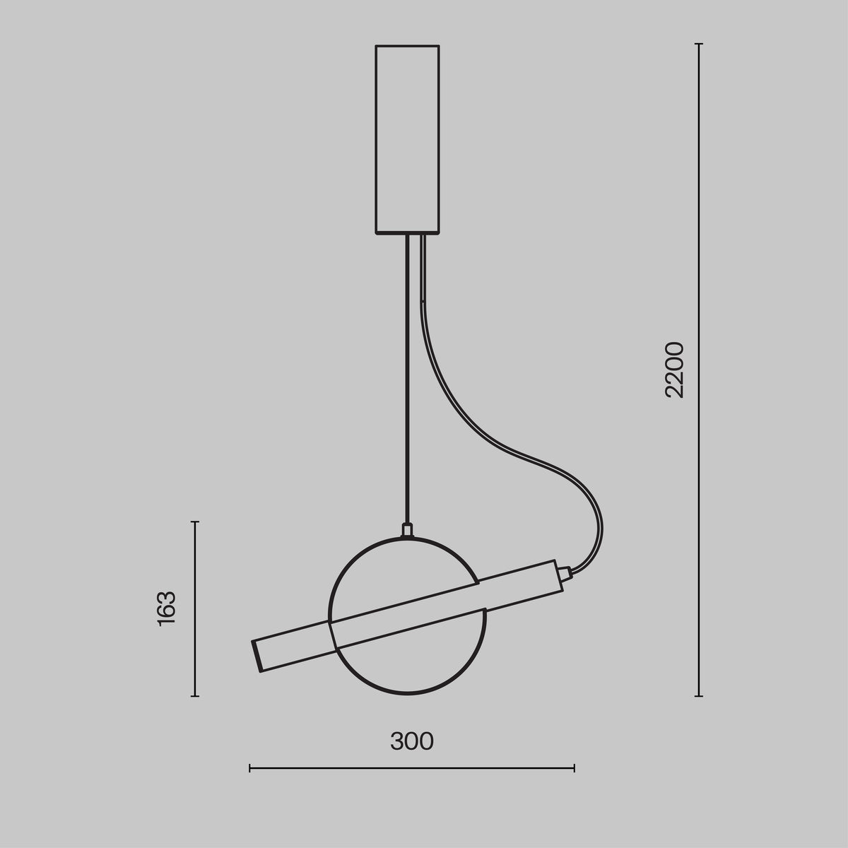 Lampa wisząca Maytoni Enigma IP20 x MOD150PL-L5BS3K | Mosiądz