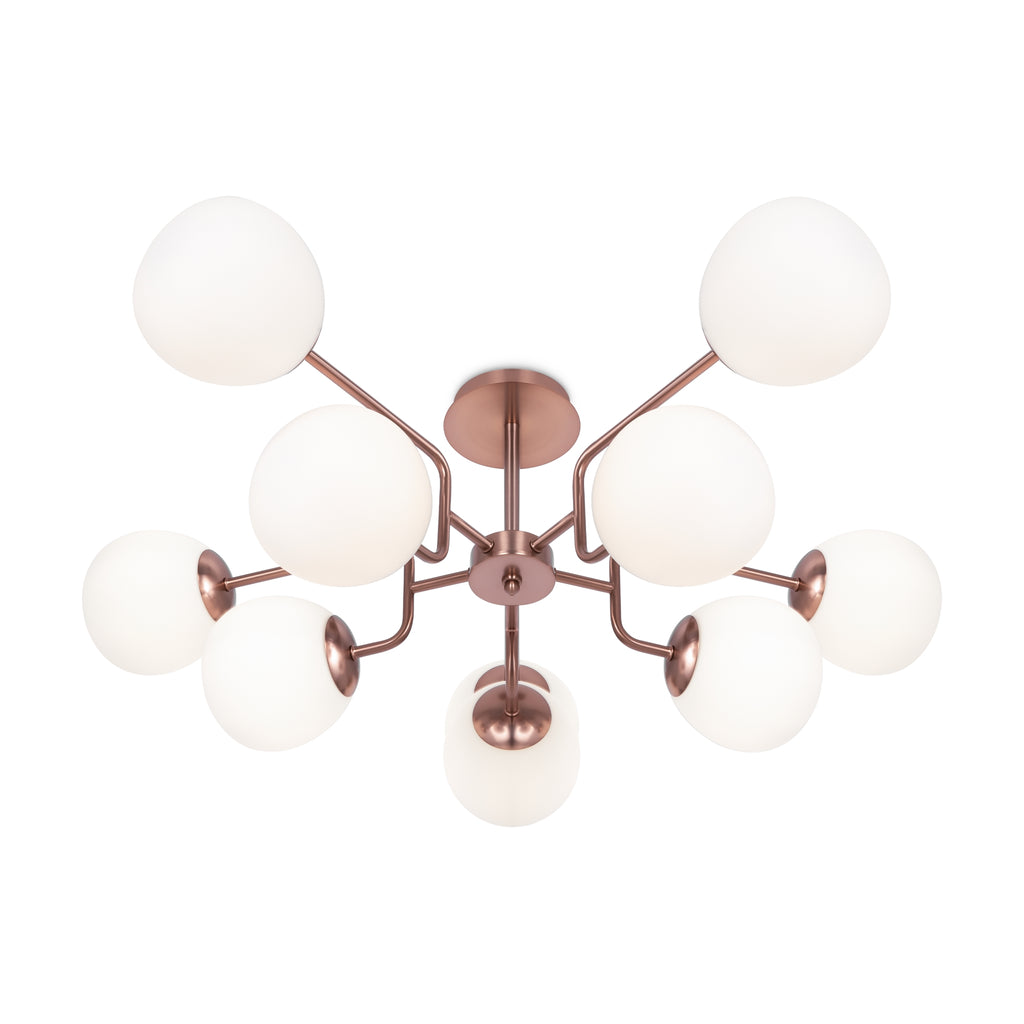 Lampa wisząca Maytoni Erich IP20 10xE14 MOD221PL-10G | Mosiądz