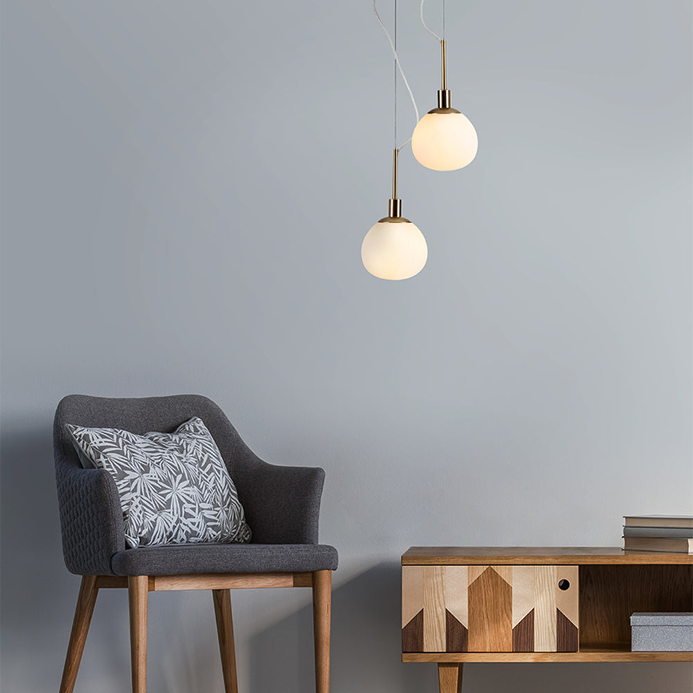 Lampa wisząca Maytoni Erich IP20 1xE14 MOD221-PL-01-G | Mosiądz