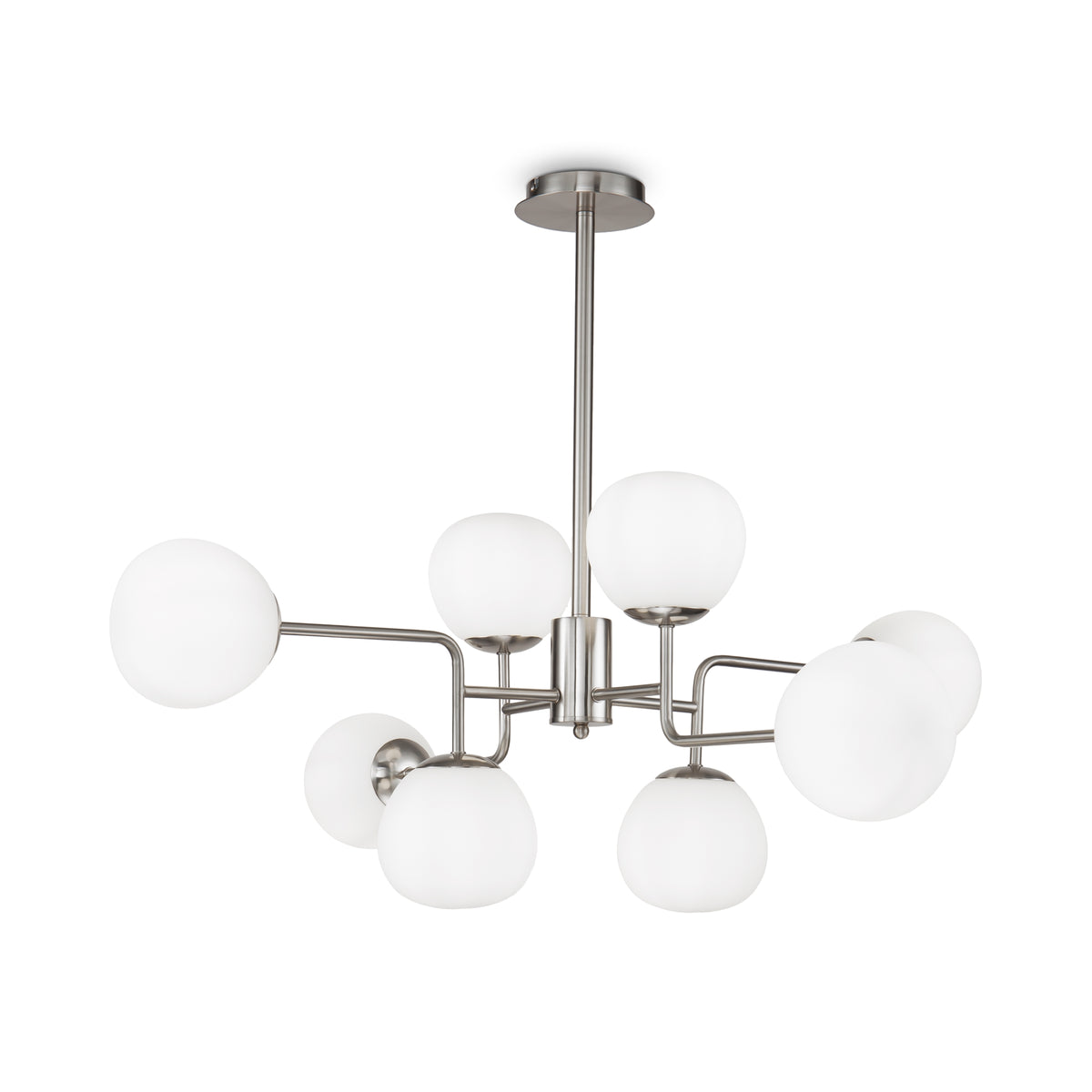 Lampa wisząca Maytoni Erich IP20 8xE14 MOD221-PL-08-N | Nikiel