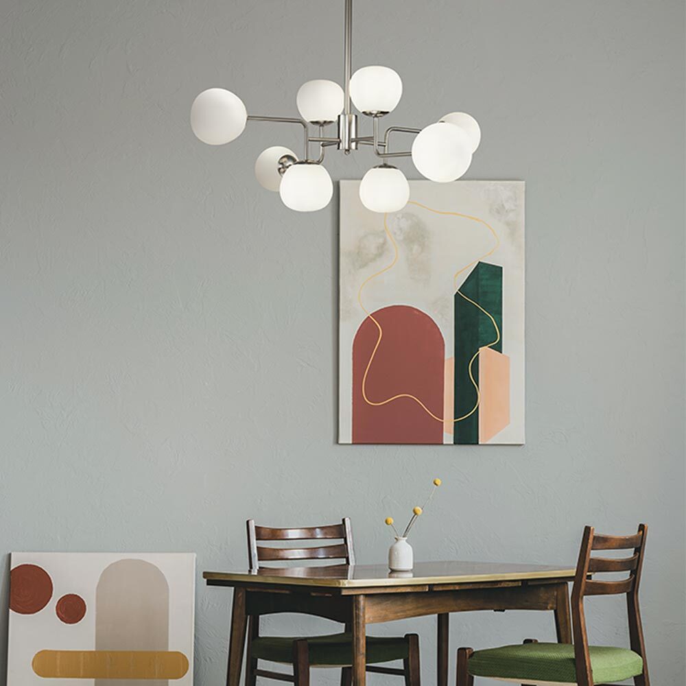 Lampa wisząca Maytoni Erich IP20 8xE14 MOD221-PL-08-N | Nikiel