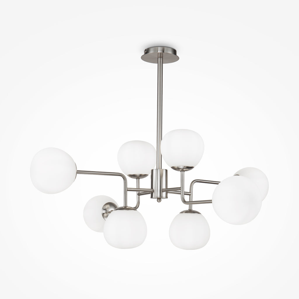 Lampa wisząca Maytoni Erich IP20 8xE14 MOD221-PL-08-N | Nikiel