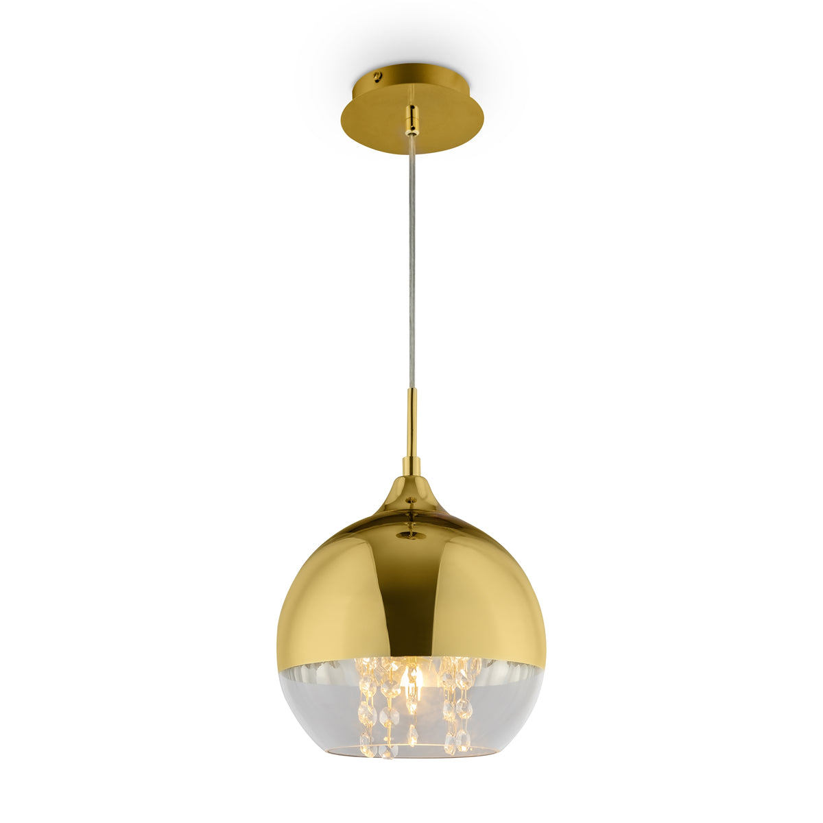 Lampa wisząca Maytoni Fermi IP20 1xE27 P140-PL-110-1-G | Złoto