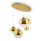 Lampa wisząca Maytoni Fermi IP20 5xE27 P140-PL-170-5-G | Złoto