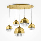 Lampa wisząca Maytoni Fermi IP20 5xE27 P140-PL-170-5-G | Złoto