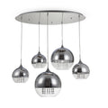 Lampa wisząca Maytoni Fermi IP20 5xE27 P140-PL-170-5-N | Nikiel