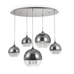 Lampa wisząca Maytoni Fermi IP20 5xE27 P140-PL-170-5-N | Nikiel