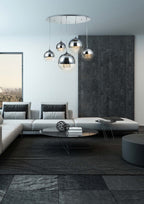 Lampa wisząca Maytoni Fermi IP20 5xE27 P140-PL-170-5-N | Nikiel