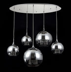 Lampa wisząca Maytoni Fermi IP20 5xE27 P140-PL-170-5-N | Nikiel