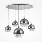 Lampa wisząca Maytoni Fermi IP20 5xE27 P140-PL-170-5-N | Nikiel