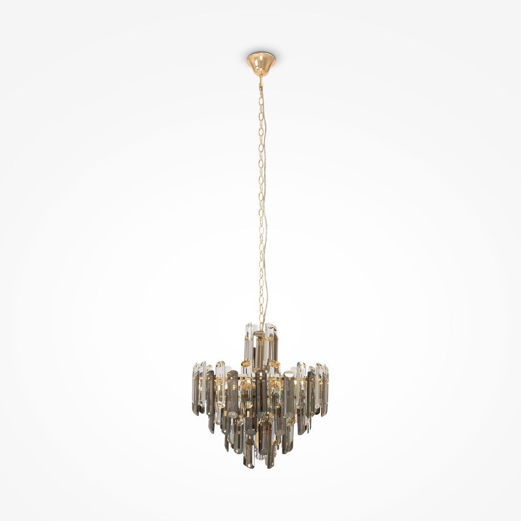 Lampa wisząca Maytoni Flare IP20 6xE14 DIA200PL-06G | Złoto