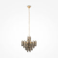 Lampa wisząca Maytoni Flare IP20 6xE14 DIA200PL-06G | Złoto