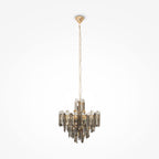 Lampa wisząca Maytoni Flare IP20 6xE14 DIA200PL-06G | Złoto