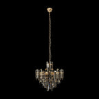 Lampa wisząca Maytoni Flare IP20 6xE14 DIA200PL-06G | Złoto