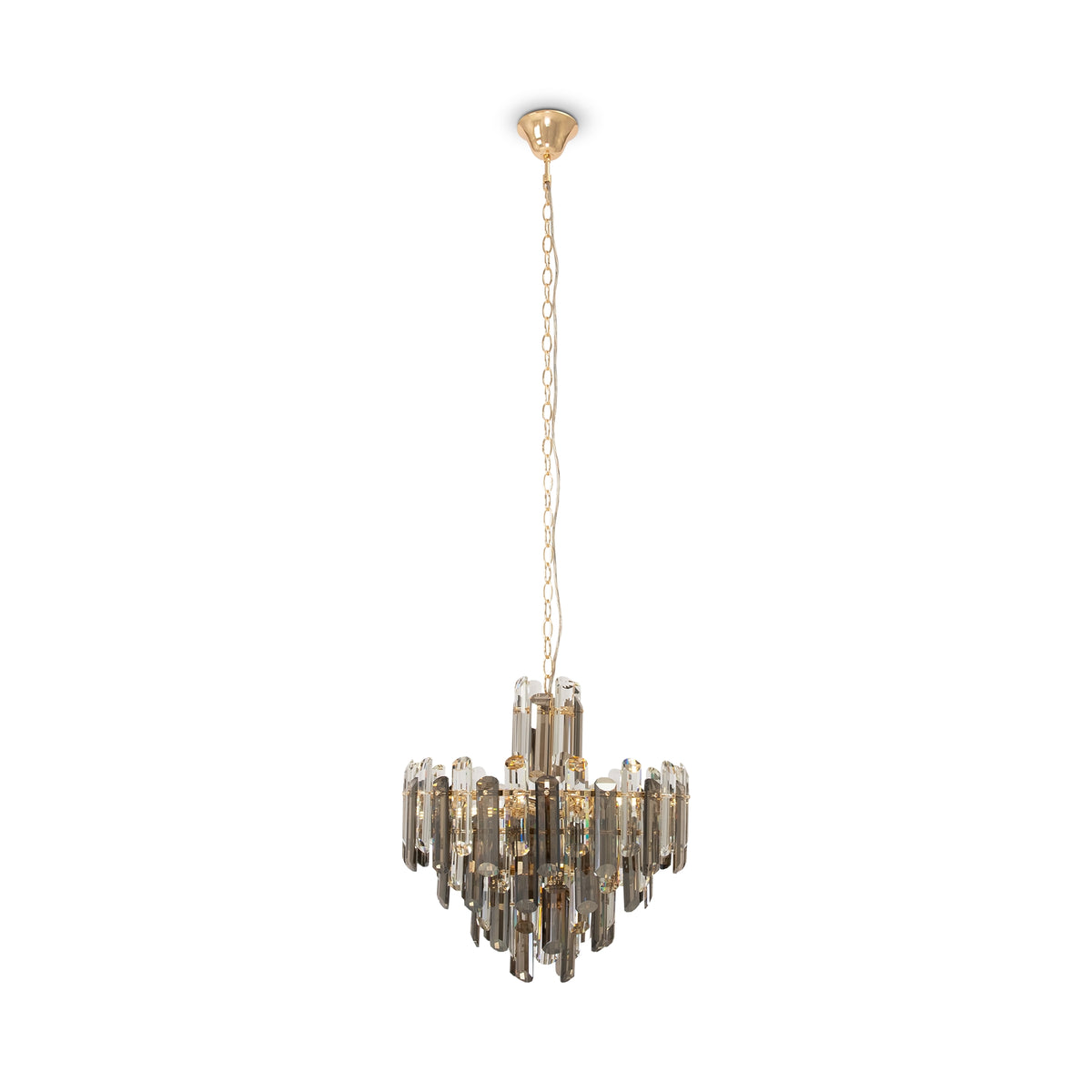 Lampa wisząca Maytoni Flare IP20 6xE14 DIA200PL-06G | Złoto