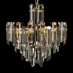 Lampa wisząca Maytoni Flare IP20 6xE14 DIA200PL-06G | Złoto