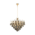 Lampa wisząca Maytoni Flare IP20 8xE14 DIA200PL-08G | Złoto