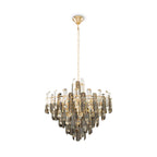 Lampa wisząca Maytoni Flare IP20 8xE14 DIA200PL-08G | Złoto