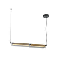 Lampa wisząca Maytoni Flat IP20 x MOD296PL-L20BS3K | Czarny i mosiądz