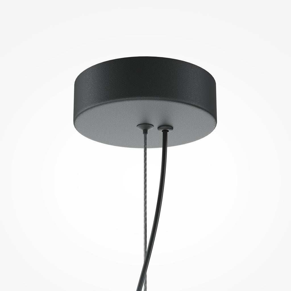 Lampa wisząca Maytoni Flat IP20 x MOD296PL-L20BS3K | Czarny i mosiądz
