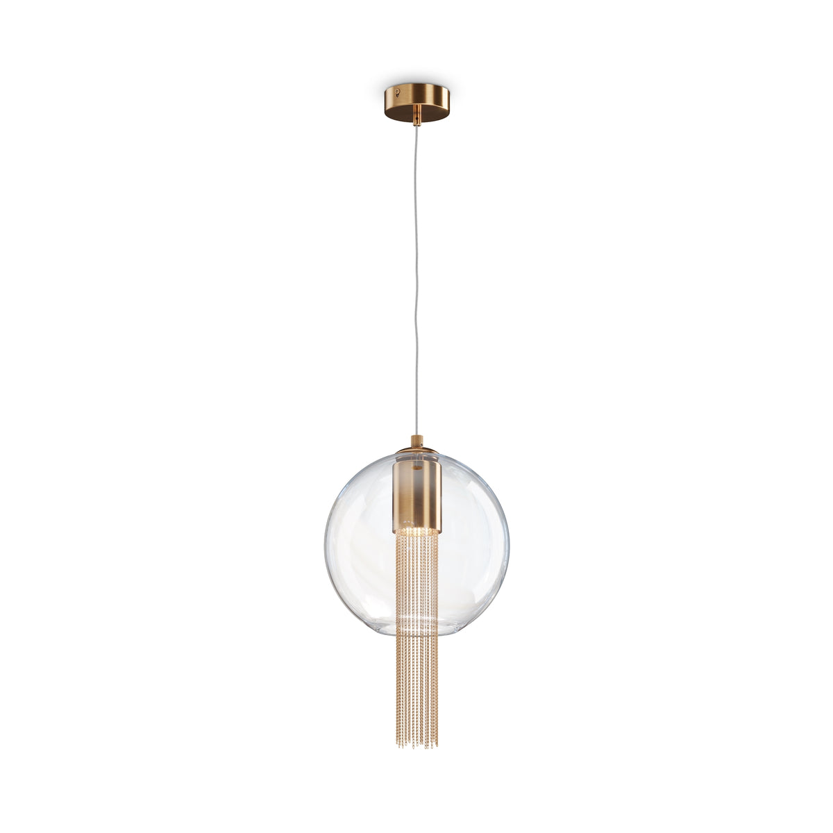 Lampa wisząca Maytoni Flusso IP20 1xGU10 P095PL-01BZ1 | Brązowy