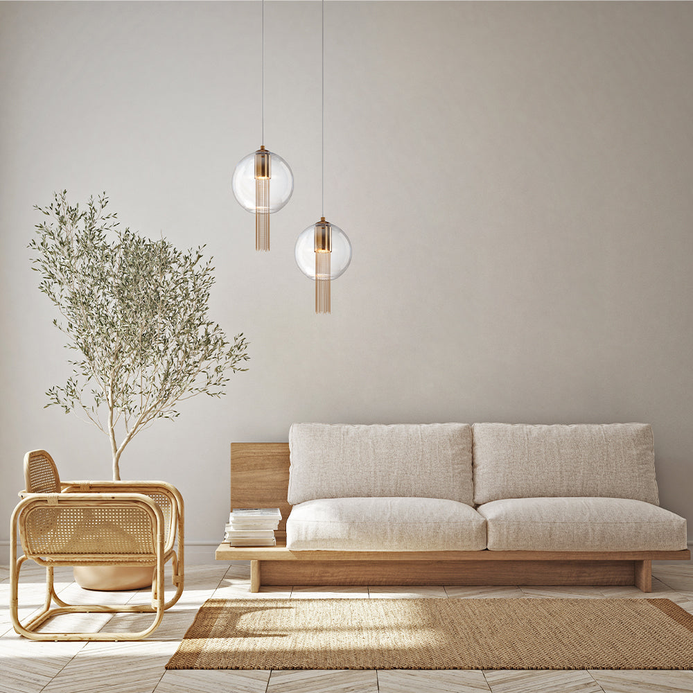 Lampa wisząca Maytoni Flusso IP20 1xGU10 P095PL-01BZ1 | Brązowy