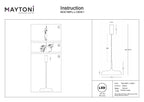 Lampa wisząca Maytoni Gerhard IP20 x MOD189PL-L12B3K1 | Czarny