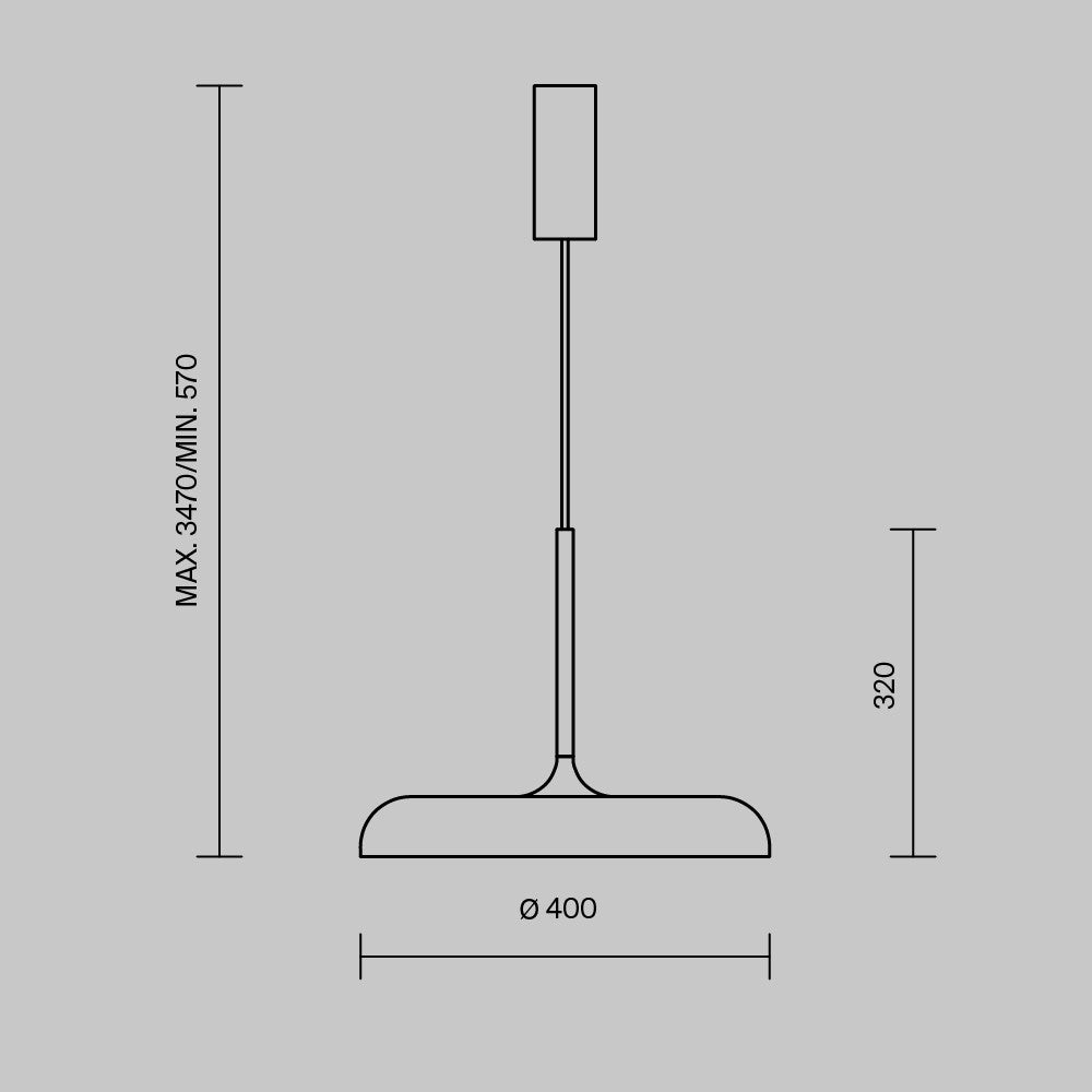 Lampa wisząca Maytoni Gerhard IP20 x MOD189PL-L18GR3K1 | Szary