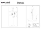 Lampa wisząca Maytoni Gerhard IP20 x MOD189PL-L18GR3K1 | Szary