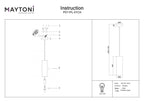 Lampa wisząca Maytoni Gioia IP20 1xE14 P011PL-01CH | Chrom