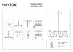 Lampa wisząca Maytoni Giro IP20 10xGU10 MOD095PL-10BS | Mosiądz