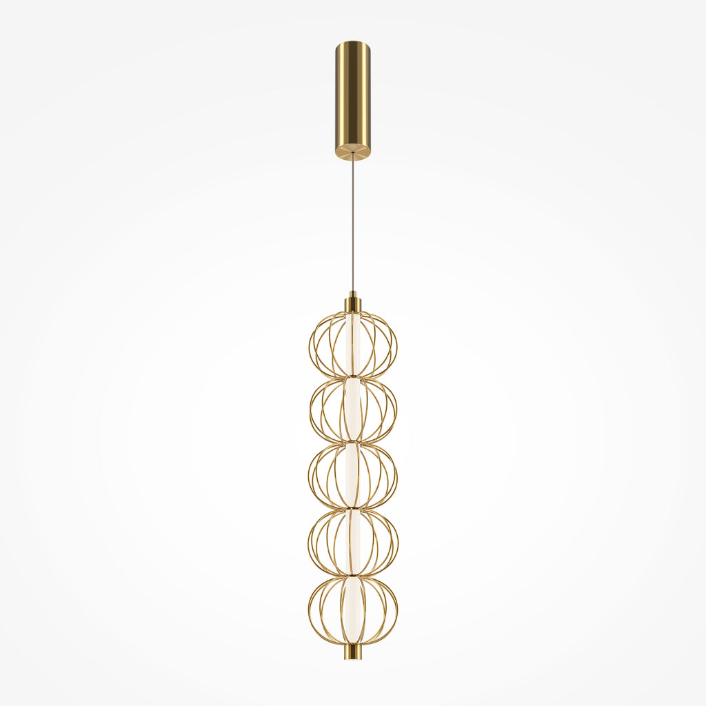 Lampa wisząca Maytoni Golden Cage IP20 x MOD216PL-L10G3K | Złoto