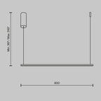 Lampa wisząca Maytoni Halo IP20 x MOD246PL-L16BSK | Mosiądz