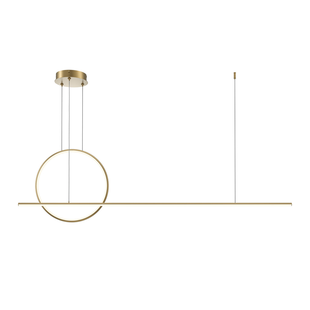 Lampa wisząca Maytoni Halo IP20 x MOD247PL-L49BSK | Mosiądz