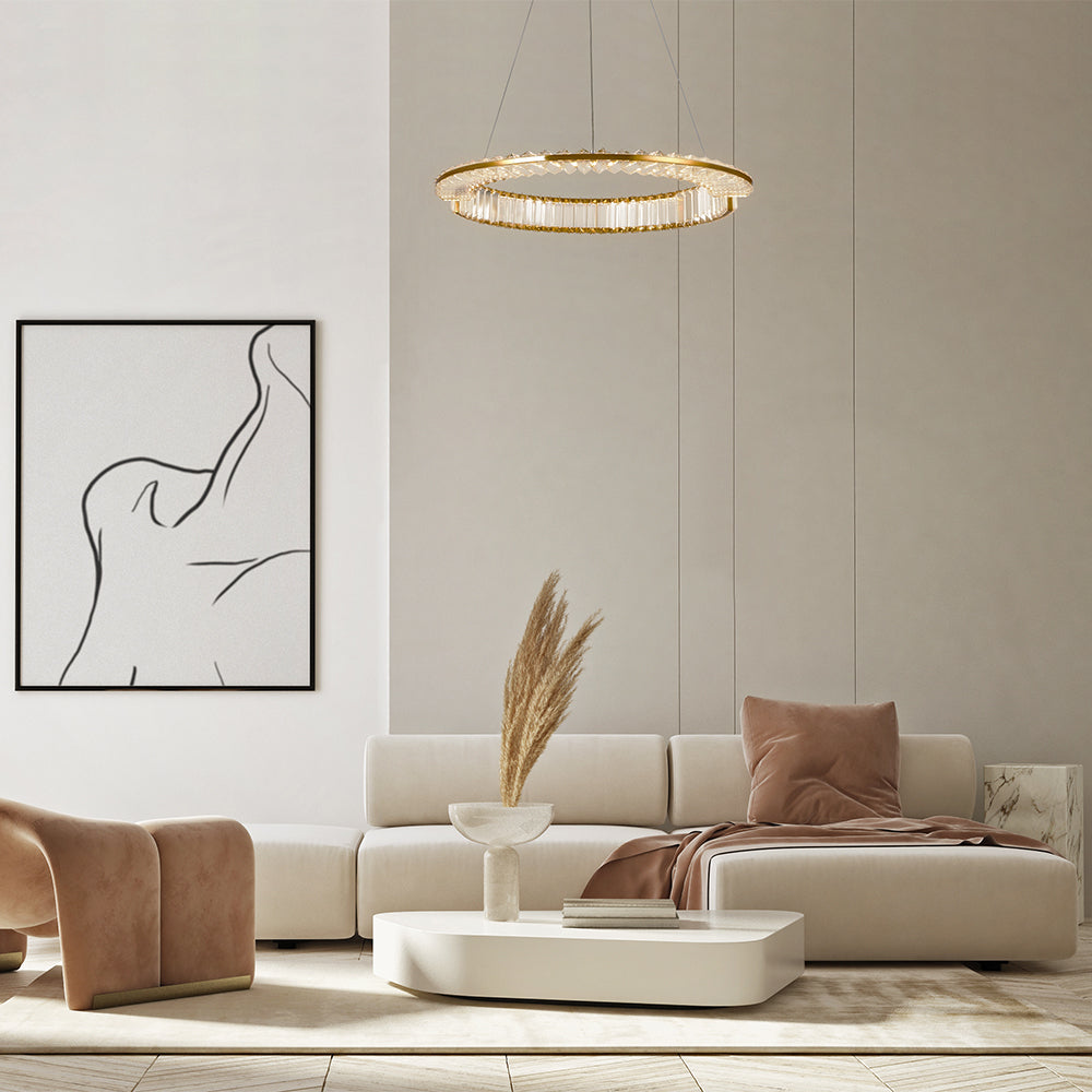 Lampa wisząca Maytoni Krone IP20 x P097PL-L36BS3K1 | Mosiądz