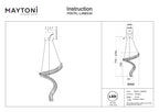 Lampa wisząca Maytoni Krone IP20 x P097PL-L48BS3K | Mosiądz