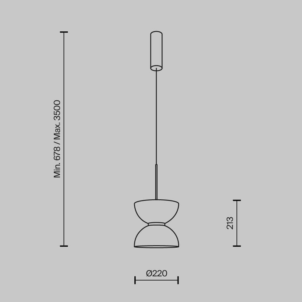 Lampa wisząca Maytoni Kyoto IP20 x MOD178PL-L11W3K | Biały