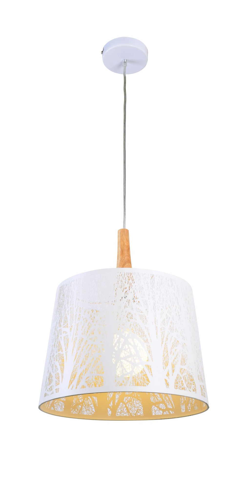 Lampa wisząca Maytoni Lantern IP20 1xE27 MOD029-PL-01-W | Biały