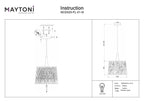 Lampa wisząca Maytoni Lantern IP20 1xE27 MOD029-PL-01-W | Biały