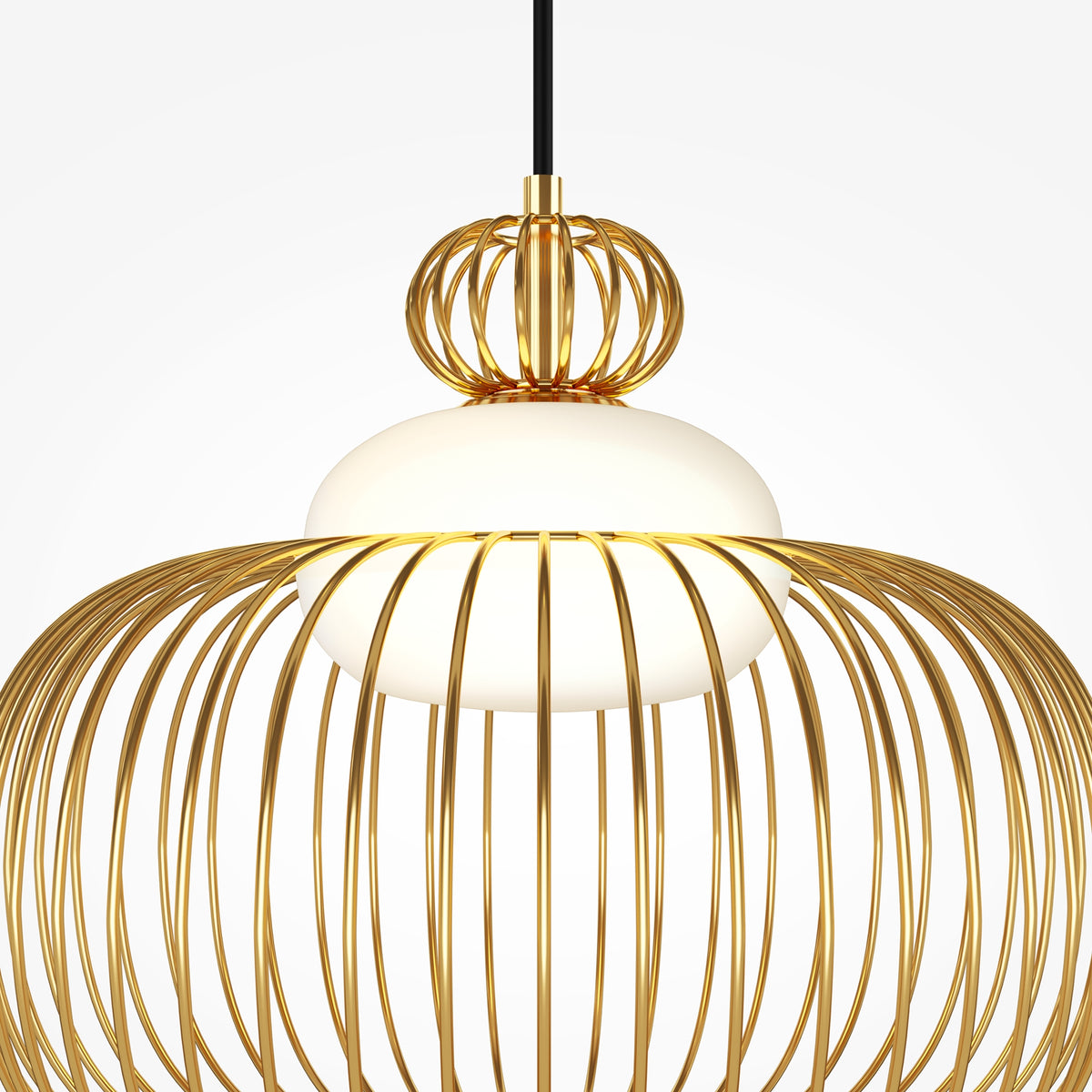 Lampa wisząca Maytoni Levitation IP20 1xG9 MOD376PL-01G | Mosiądz
