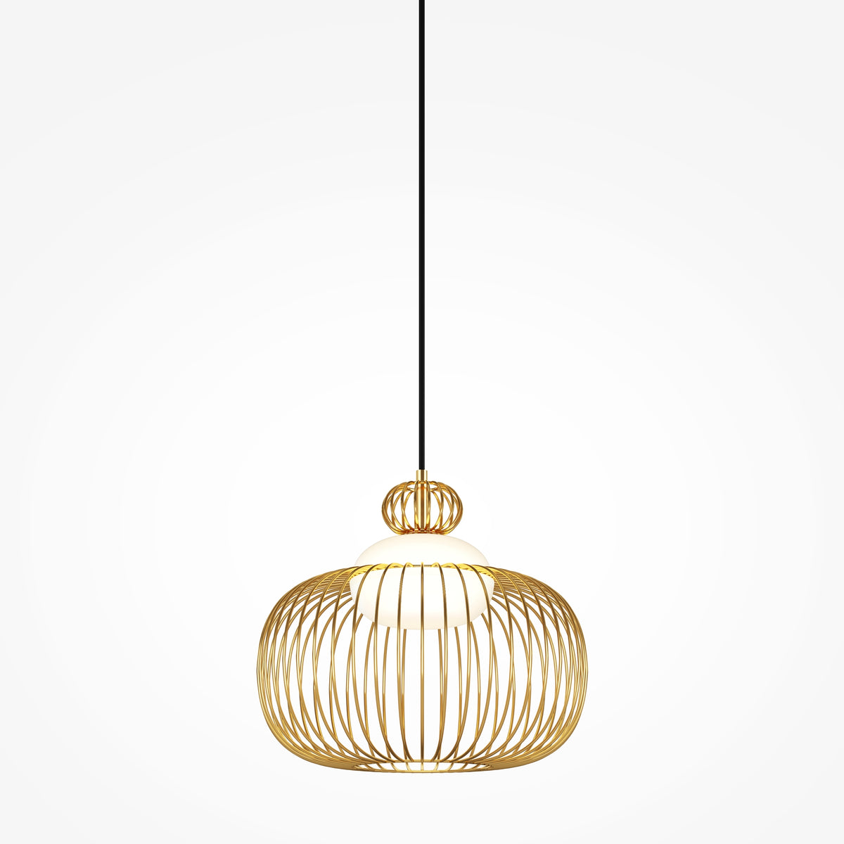 Lampa wisząca Maytoni Levitation IP20 1xG9 MOD376PL-01G | Mosiądz