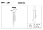 Lampa wisząca Maytoni Light stick IP20 x MOD236PL-L54B3K | Czarny