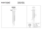 Lampa wisząca Maytoni Light stick IP20 x MOD236PL-L54BS3K | Mosiądz