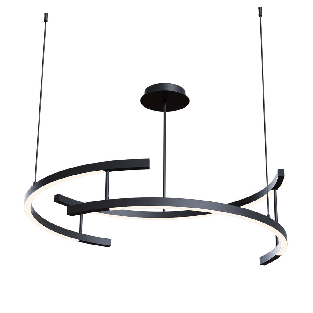Lampa wisząca Maytoni Line IP20 3x MOD054PL-L52B4K | Czarny