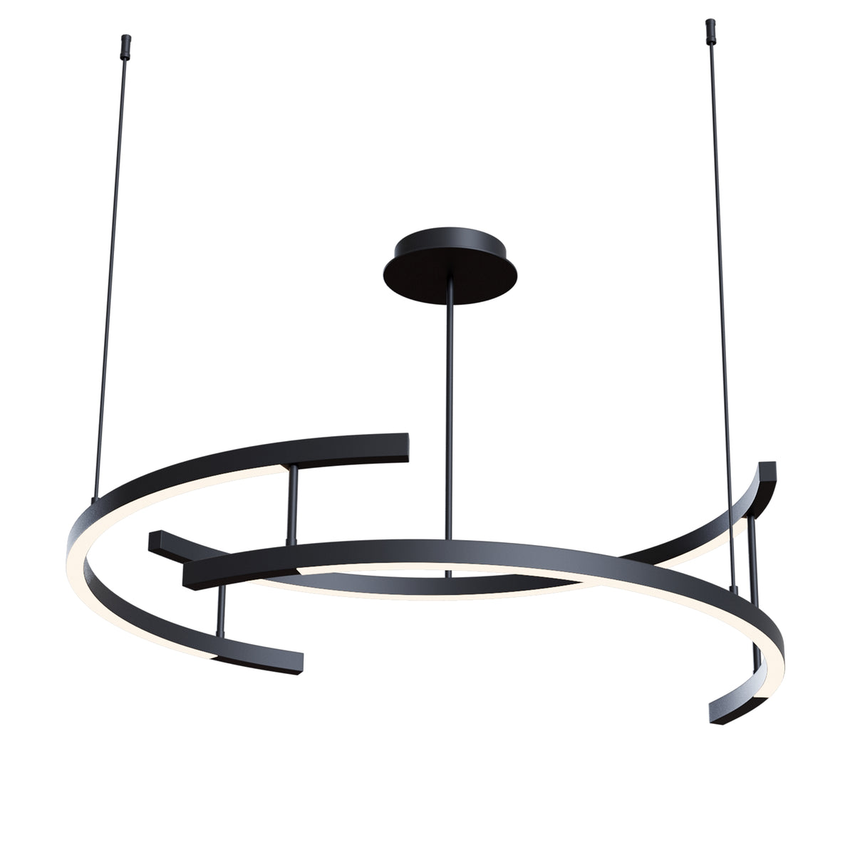 Lampa wisząca Maytoni Line IP20 3x MOD054PL-L52B4K | Czarny