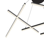 Lampa wisząca Maytoni Line IP20 6x MOD016PL-L75B | Czarny