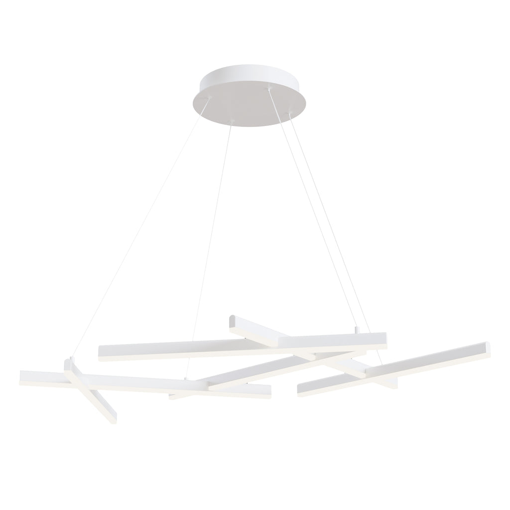 Lampa wisząca Maytoni Line IP20 6x MOD016PL-L75W | Biały