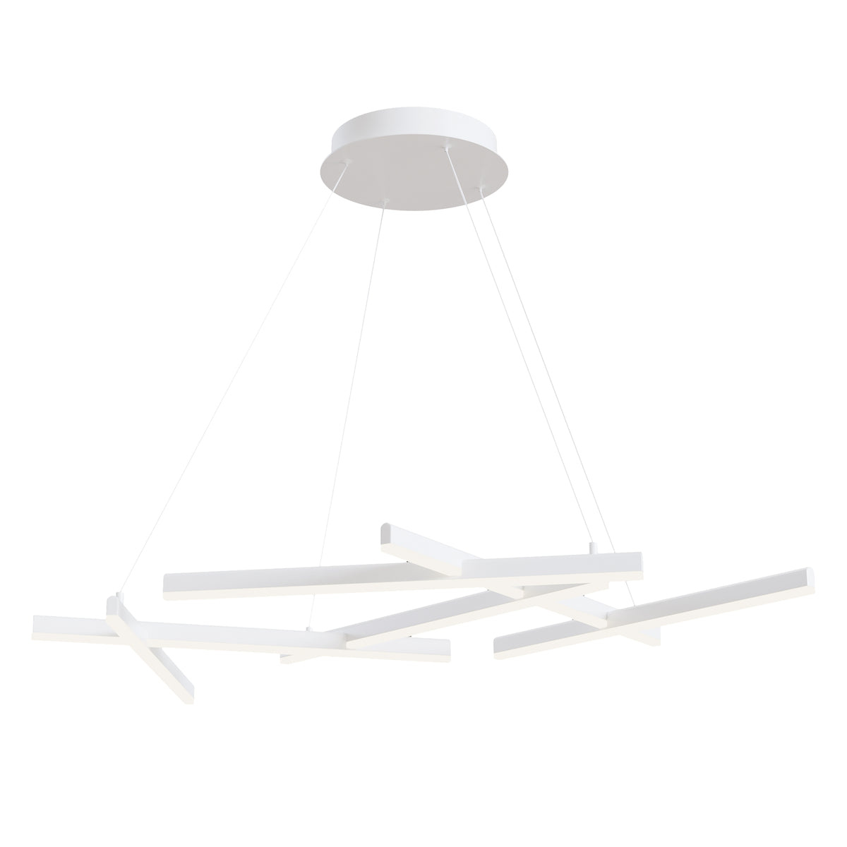 Lampa wisząca Maytoni Line IP20 6x MOD016PL-L75W | Biały