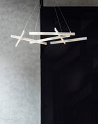 Lampa wisząca Maytoni Line IP20 6x MOD016PL-L75W | Biały