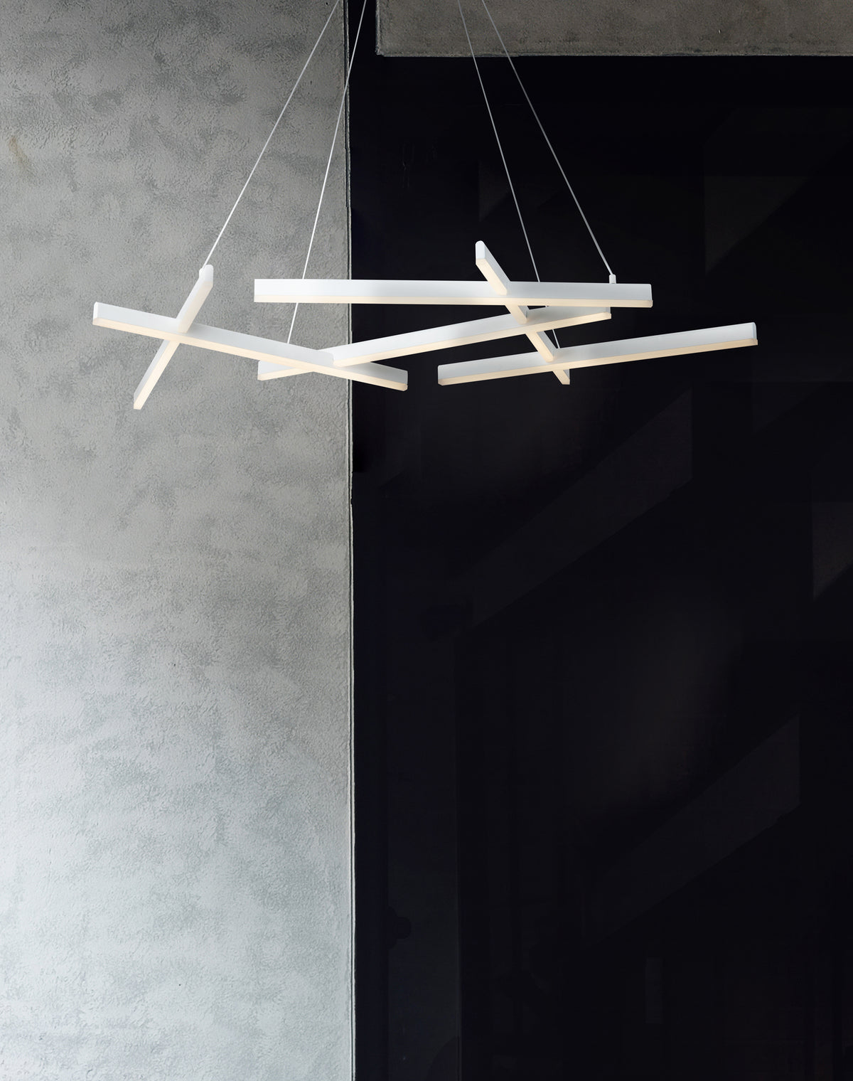 Lampa wisząca Maytoni Line IP20 6x MOD016PL-L75W | Biały